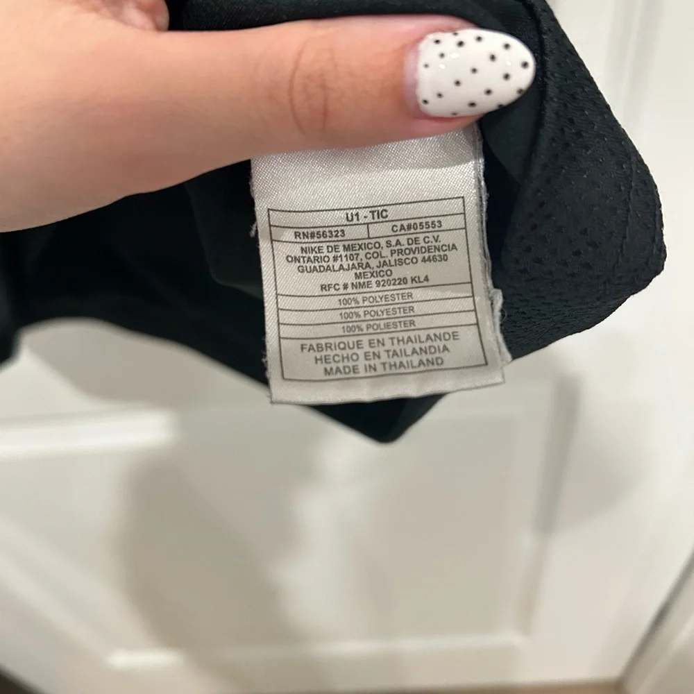 Vintage Men’s Nike Mesh black Jersey size large - Picture 6 of 8